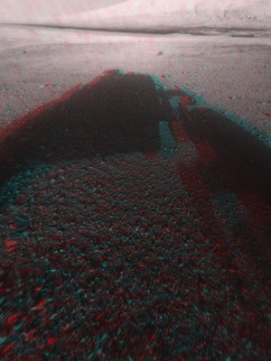Câmeras do robô Curiosity captam imagens em 3D de Marte (Foto: Nasa/JPL-Caltech)