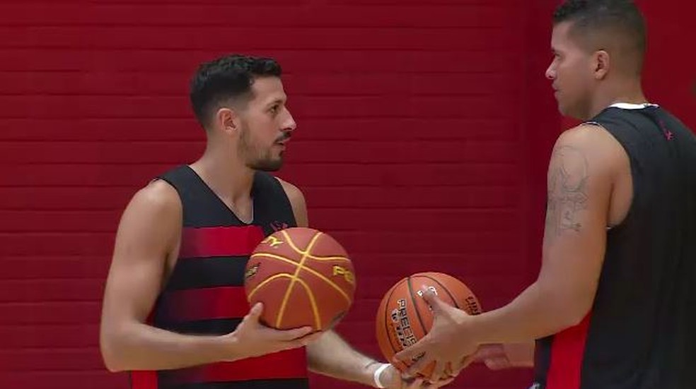 Martin Cuello Flamengo basquete — Foto: Reprodução