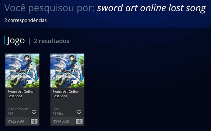 Sword Art Online: Lost Song: faça o download do RPG no PS4 e PS Vita (Foto: Reprodução/Victor Teixeira)