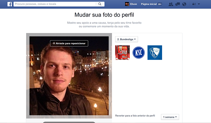 Facebook tem página específica para badges e frames na foto do perfil (Foto: Reprodução/Elson de Souza)