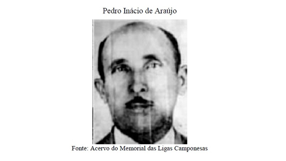 Pedro Fazendeiro era uma das lideranças das Ligas Camponesas na Paraíba — Foto: Reprodução/Relatório Final Comissão Estadual da Verdade da Paraíba 