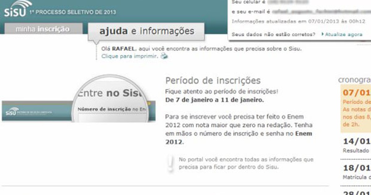 G1 - MEC divulga as notas do Enem 2013 - notícias em Enem 2013