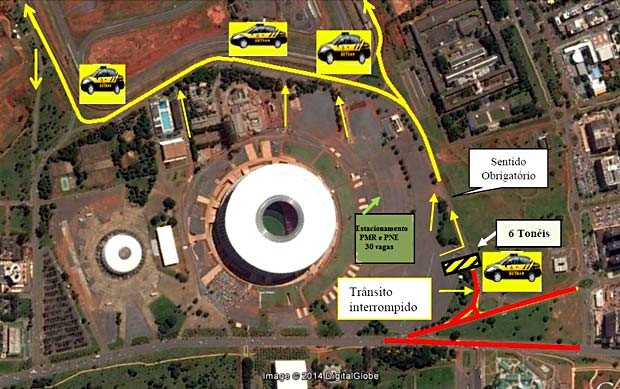 Estacionamento e esquema de trânsito para Vasco x Flamengo - Fim