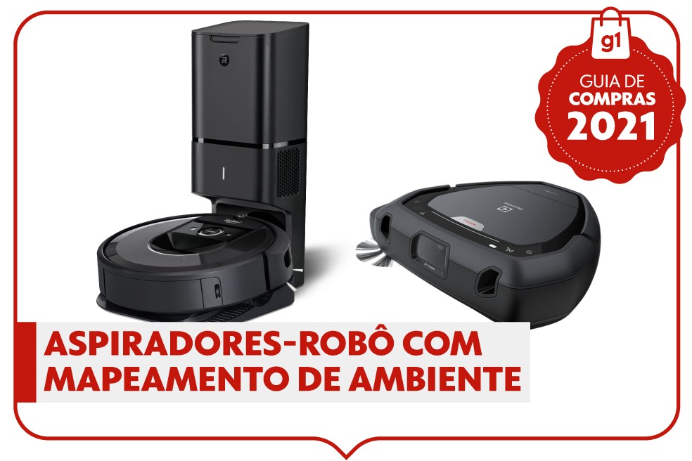 Aspiradores-robô que mapeiam o ambiente são topo de linha — Foto: g1