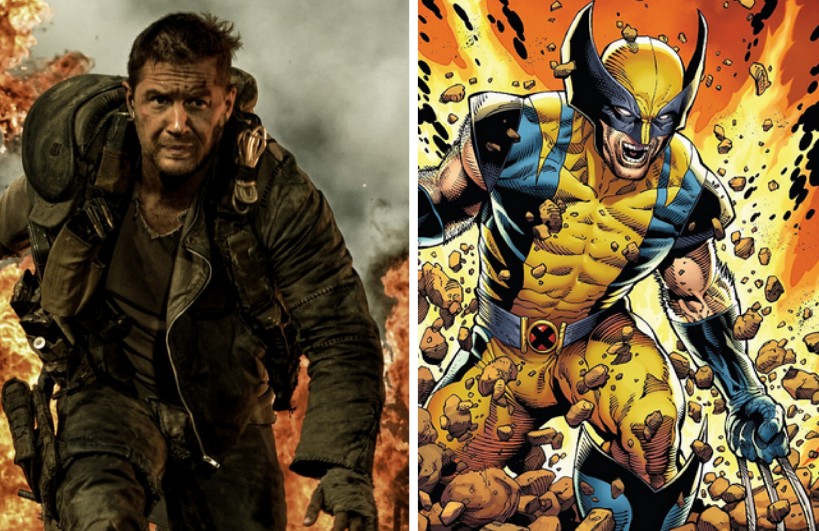 Tom Hardy e Wolverine (Foto: Reprodução)