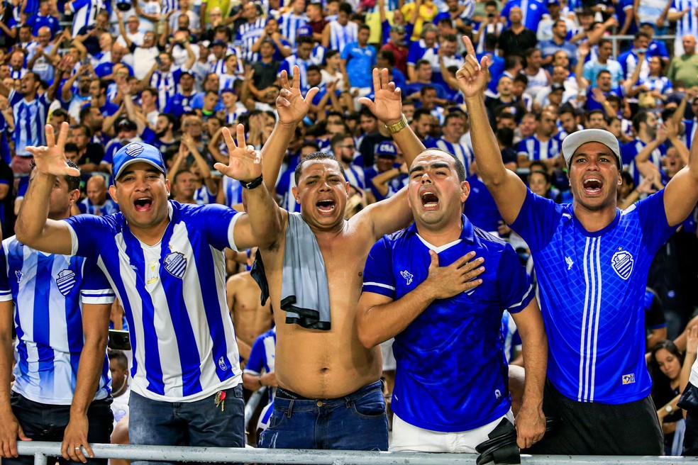 Torcida do CSA no Rei Pelé — Foto: Ailton Cruz / Gazeta de Alagoas