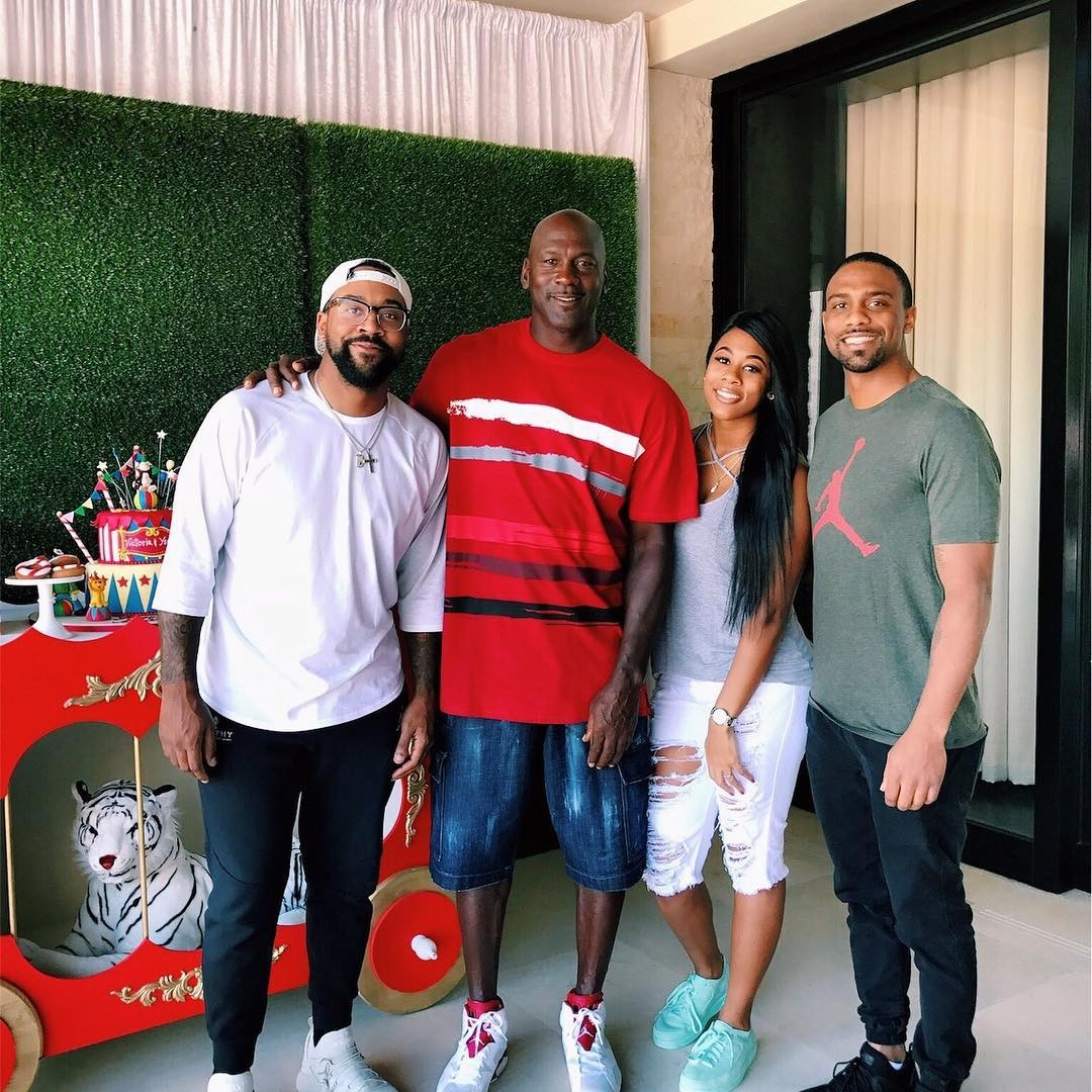 Michael Jordan e seus três filhos (Foto: Reprodução instagram)