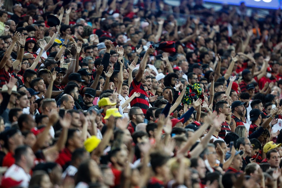 Flamengo lidera a média de público da temporada 2022 — Foto: Gilvan de Souza/Flamengo