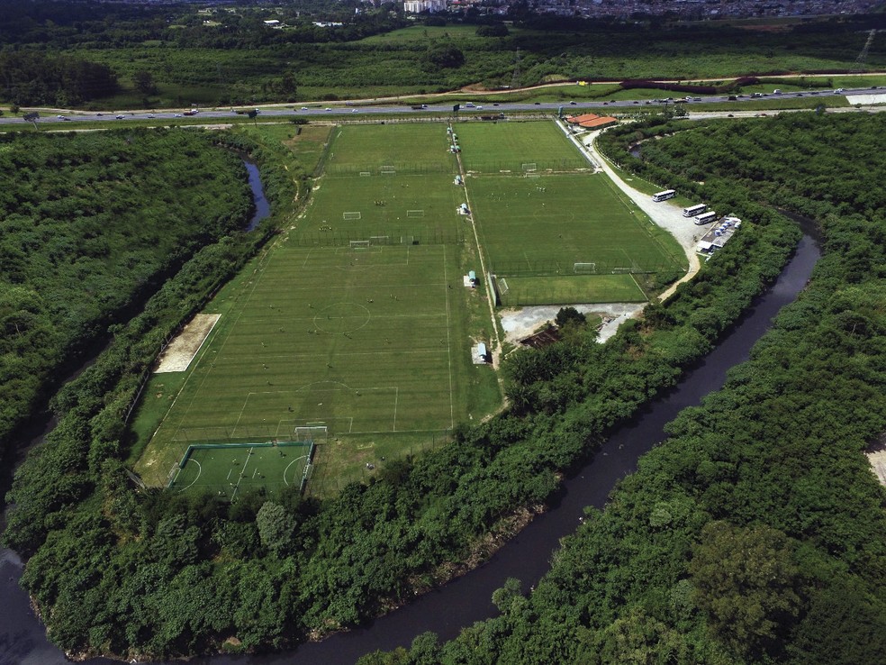 Academia 2 do Palmeiras, usada pela base, em Guarulhos (SP) — Foto: Site oficial do Palmeiras