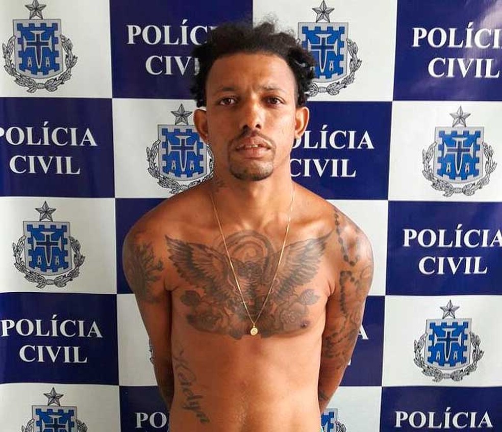 Suspeito de tráfico de drogas e homicídios, '3 de Copas' do Baralho do Crime é preso em Santo Antônio de Jesus (Foto: Divulgação/Polícia Civil)