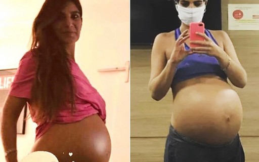 Andréia Sadi rebate fala de ministro sobre maternidade com foto grávida dos gêmeos: "Machismo"