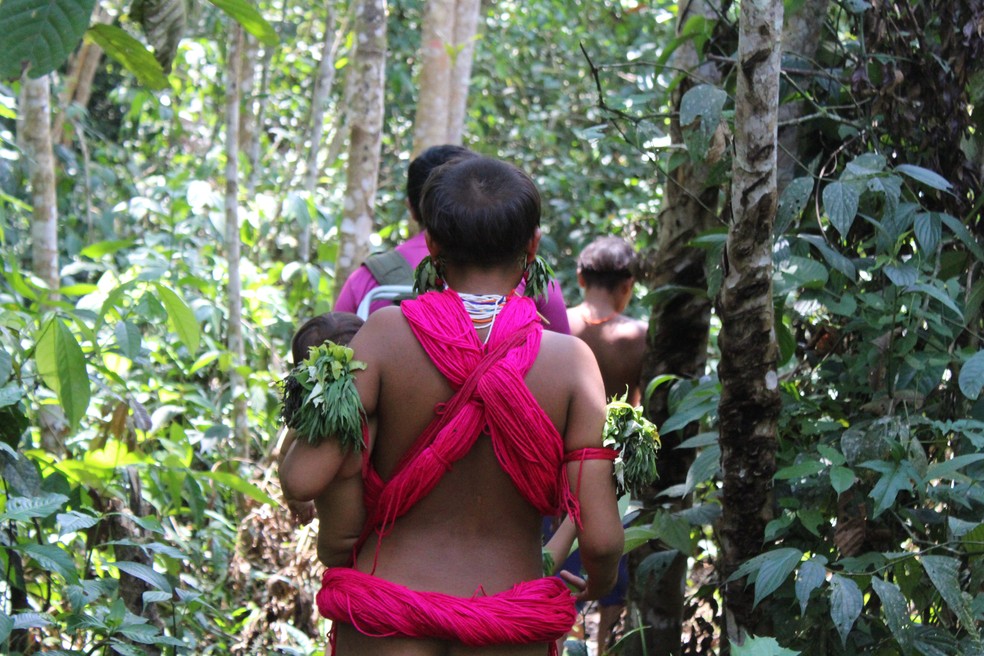 Povo Yanomami vive no maior território indígena do Brasil — Foto: Valéria Oliveira/g1 RR/Roraima
