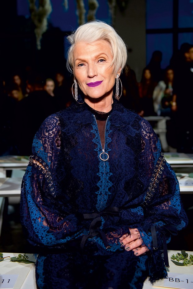 NEW YORK, NY - FEBRUARY 10:  Maye Musk attends the Jonathan Simkhai fashion show during New York Fashion Week at Gallery I at Spring Studios on February 10, 2018 in New York City.  (Photo by Michael Stewart/WireImage) (Foto: WireImage)