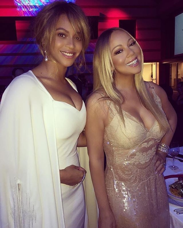 Beyoncé e Mariah Carey (Foto: Reprodução/Instagram)