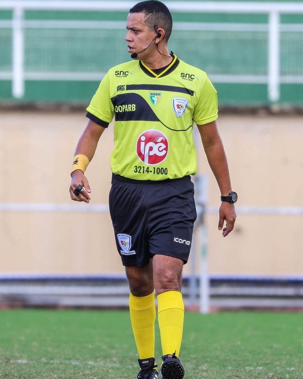 Jackson Rodrigues, árbitro de futebol — Foto: Jhon Silva/Arquivo Pessoal