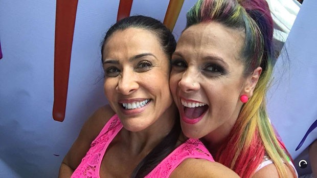Scheila Carvalho e Carla Perez (Foto: Reprodução / Snapchat)