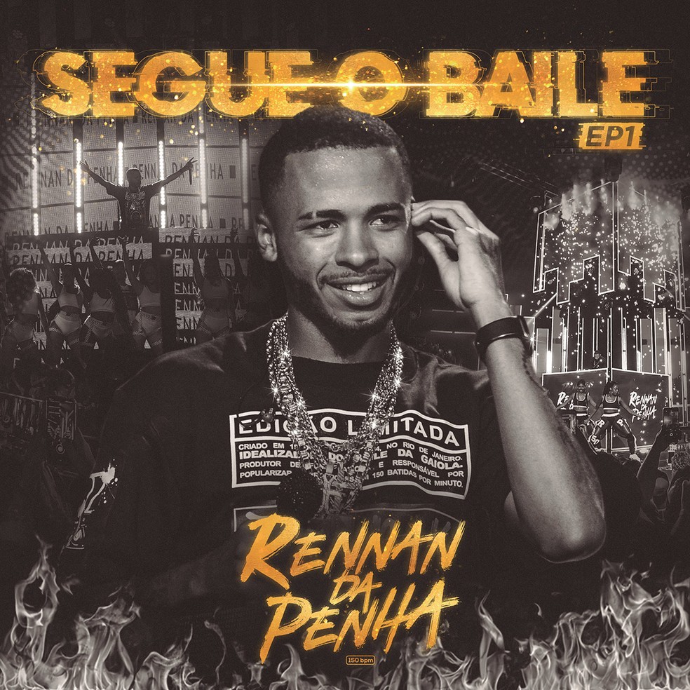 Capa de 'Segue o baile EP 1', do DJ Rennan da Penha — Foto: Divulgação