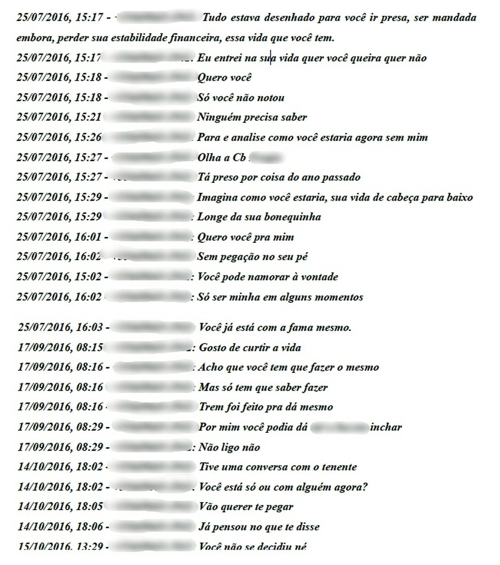 Assédios ocorreram por quase oito meses pelo WhatsApp (Foto: Divulgação)