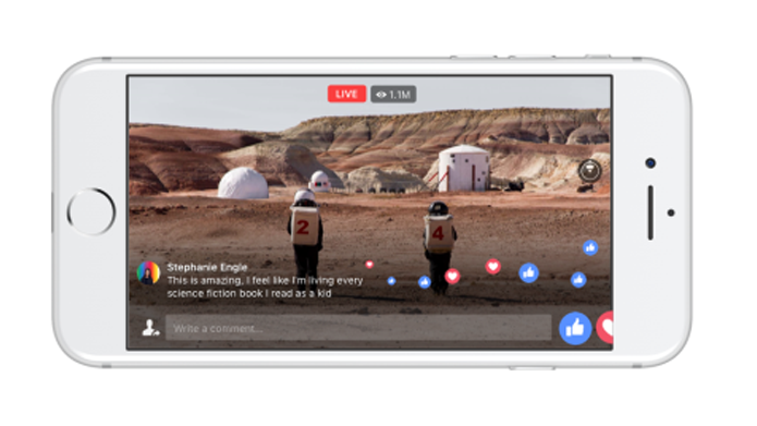 Facebook poderá transmitir vídeo ao vivo em 360º (Foto: Reprodução/Facebook)