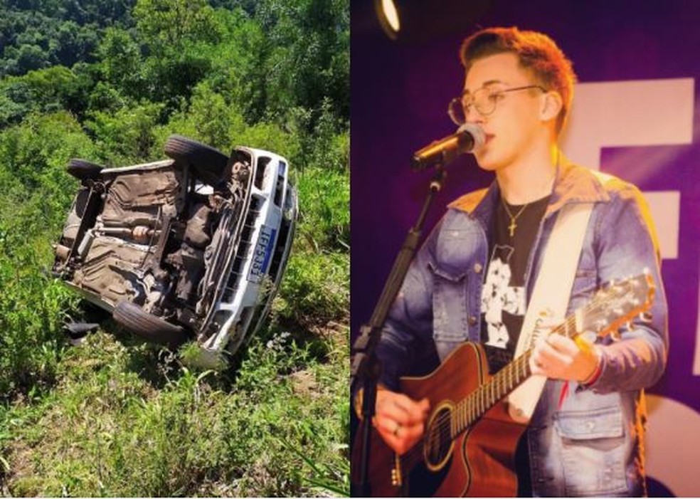 Luis Henrique Schultz sofreu grave acidente no oeste de SC — Foto: Arquivo Pessoal