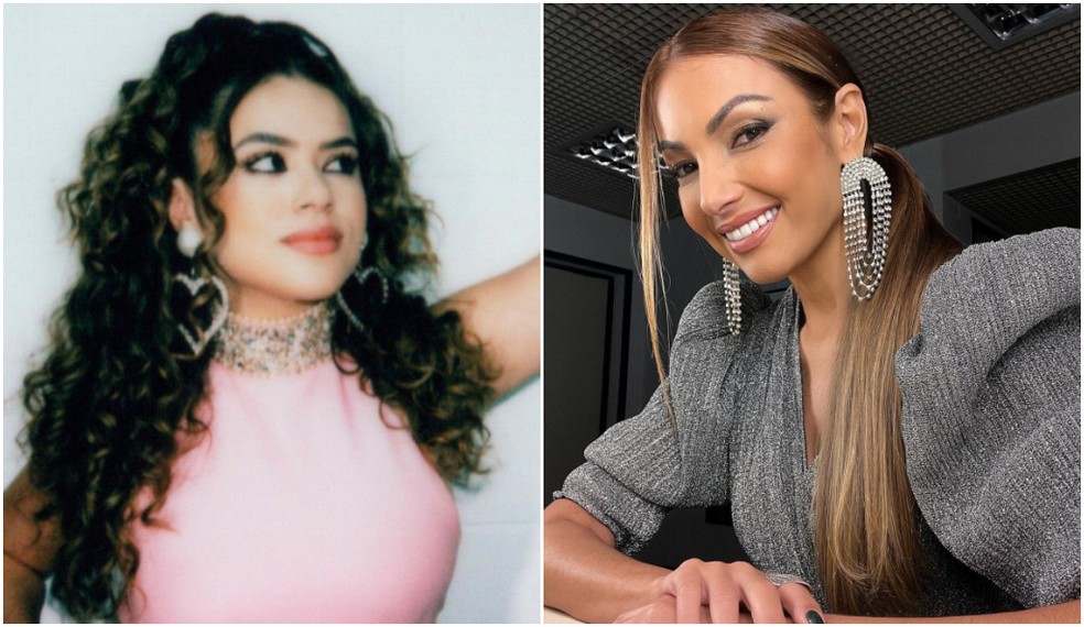 Maisa e Patrícia Poeta arrasam nos looks no palco do 'Domingão' — Foto: reprodução/instagram