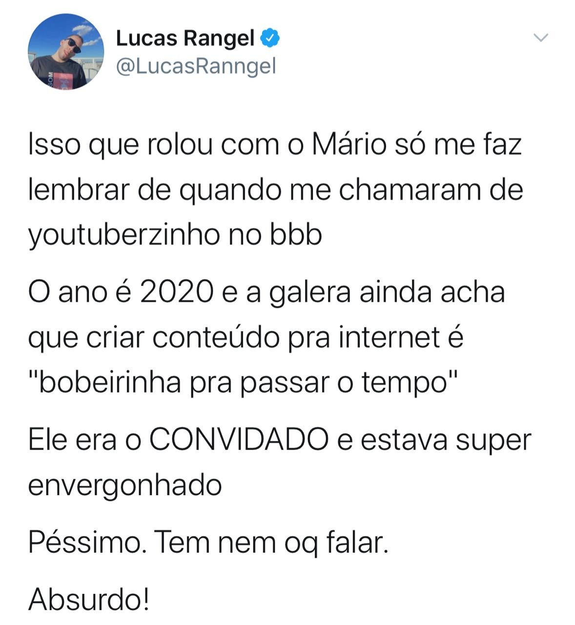 Mário Jr. (Foto: Reprodução/Twitter)