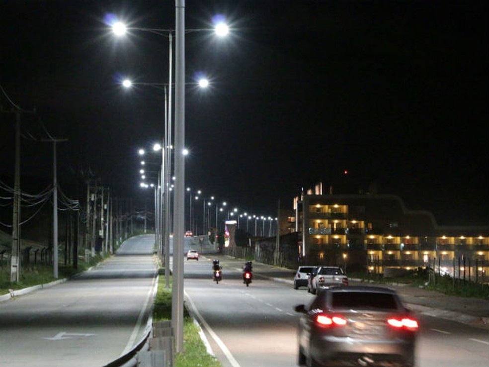 A pista sentido Ponta Negra/Areia Preta será fechada e o outro lado da via funcionará em mão dupla — Foto: Alex Régis/Prefeitura de Natal