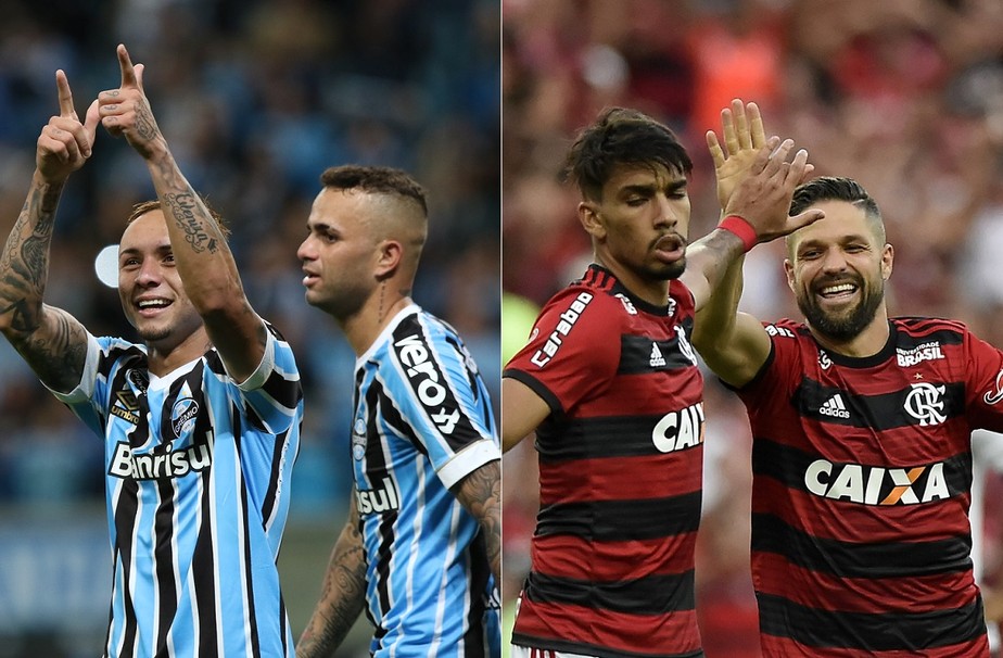 Time titular do GrÃªmio tem cotaÃ§Ã£o de mercado mais alta. Flamengo investe o dobro em 2018; compare