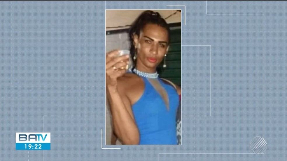 Travesti foi assassinada a tiros em Xique-Xique, na Bahia (Foto: Reprodução/TV Oeste)