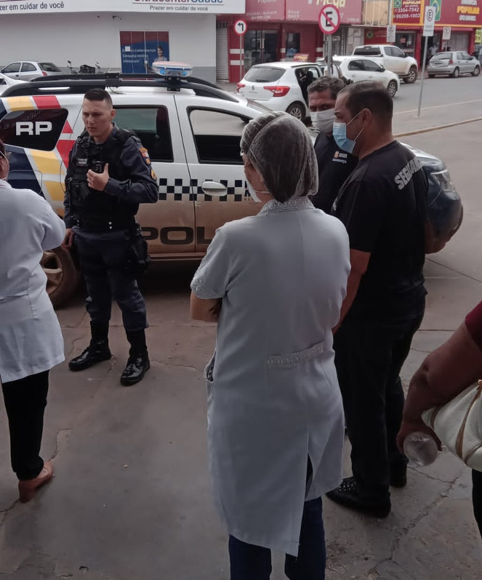 Polícia Militar conversou com testemunhas sobre disparo feito por policial civil — Foto: Divulgação
