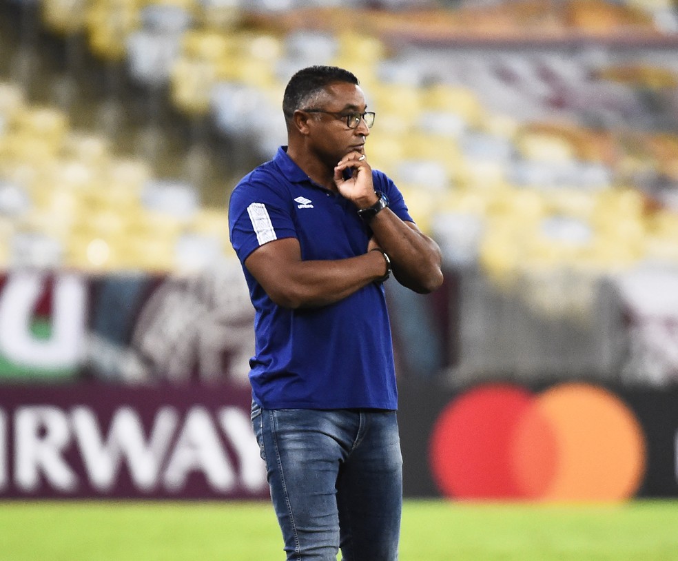 Roger Machado em Fluminense x River Plate � Foto: Andr� Dur�o