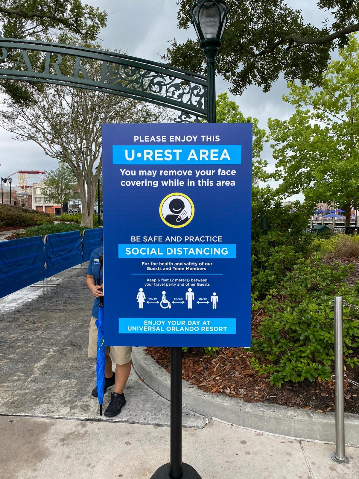 Acompanhamos o primeiro dia de abertura dos parques da Universal Studios em Orlando pós quarentena de coronavirus (Foto: Imagem concedia por Beatriz Rodrigues (@biarodrigs))
