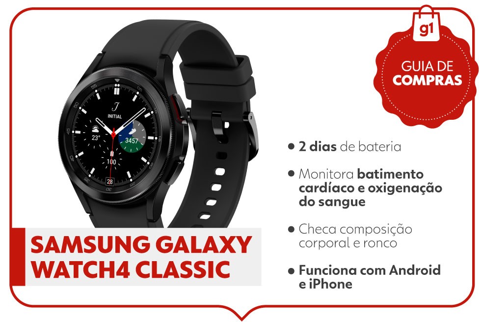 Samsung Galaxy Watch4 Classic — Foto: g1
