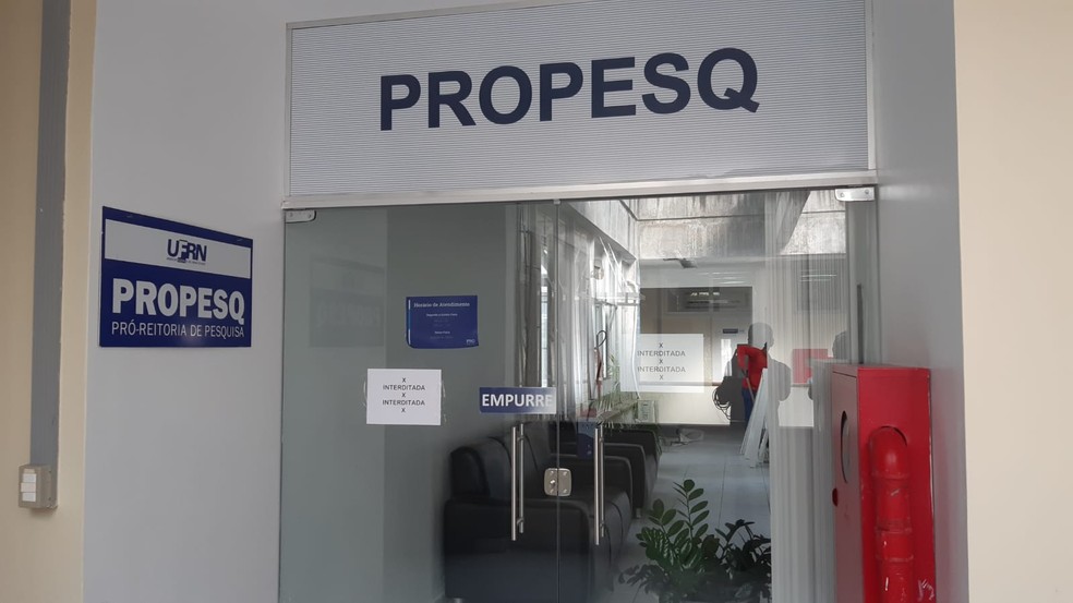 Pr&oacute;-reitoria de Pesquisa da UFRN (Propesq) &mdash; Foto: S&eacute;rgio Henrique Santos/Inter TV Cabugi