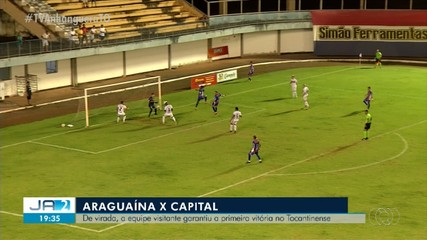 Capital estreia com vitória sobre o Araguaína no Tocantinense 2024