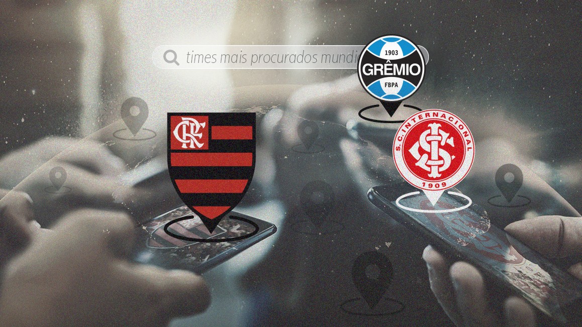 Flamengo, Internacional e Grêmio são clubes mais buscados no Google fora do Brasil em 2019 Flamengo-internacional-gremio-pesquisas-google-mundo