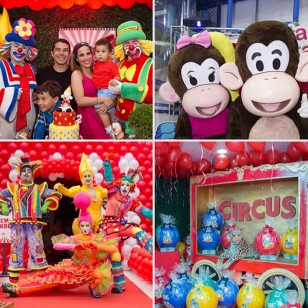 O tema da festa foi o circo (Foto: Reprodução / Instagram)