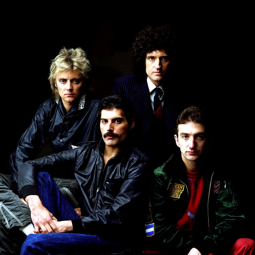 Queen em foto da capa do disco 'Greatest hits' — Foto: Divulgação