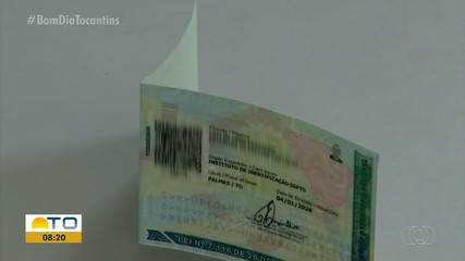 Nova carteira de identidade começa a ser emitida nesta sexta no Tocantins