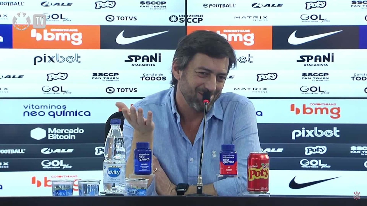 Duilio Alves, presidente do Corinthians fala sobre sal&aacute;rio do Vitor Pereira