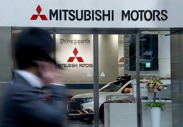 Loja da Mitsubishi Motors no Japão : novo escândalo de fraude de emissão de poluentes (Foto: Toshifumi Kitamura/AFP/Getty Images)
