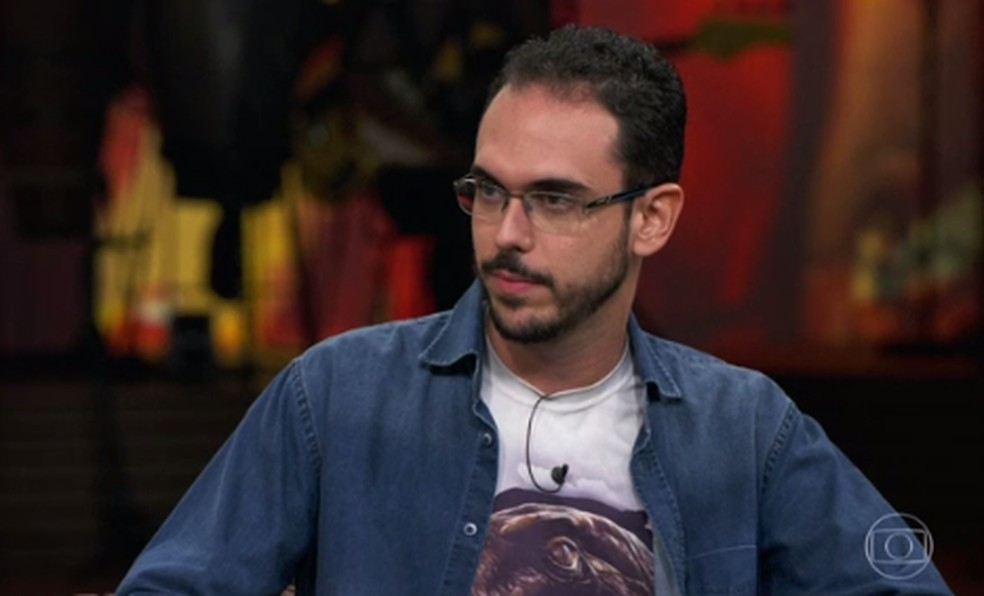 Rodolfo Nogueira falou sobre a paleoarte — Foto: Reprodução/TV Globo