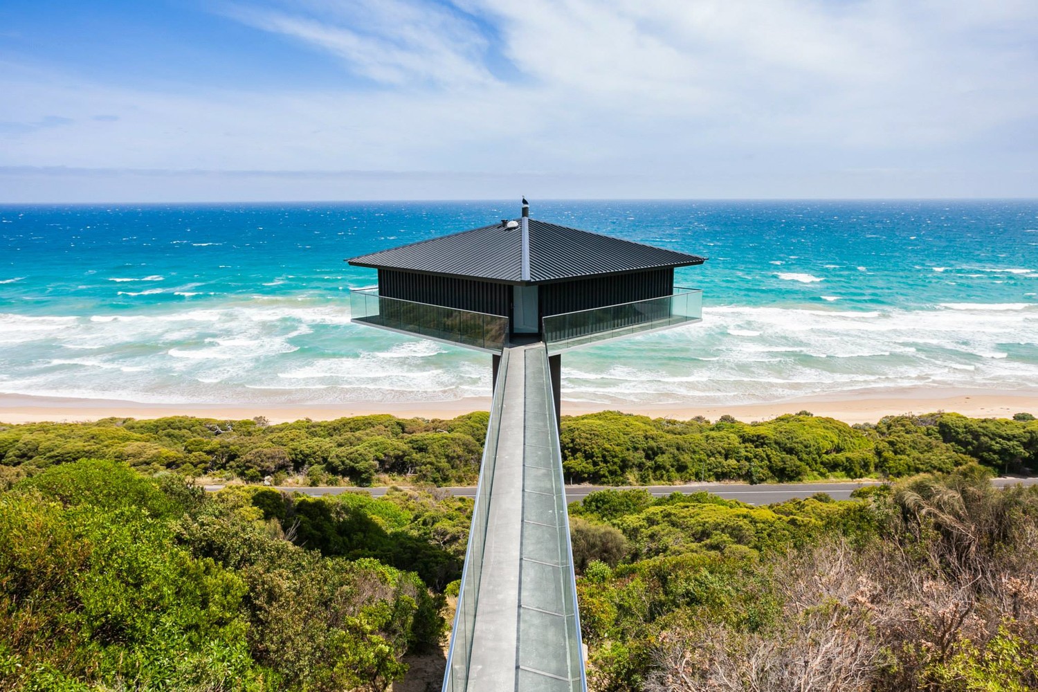 Pole House assinada pela F2 Architecture na Austrália (Foto: Reprodução / PlansMatter)