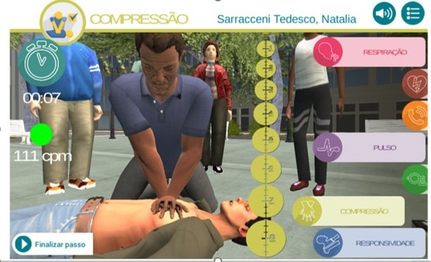 Reprodução do Game do Hospital Oswaldo Cruz (Foto: Divulgação/Hospital Oswaldo Cruz)
