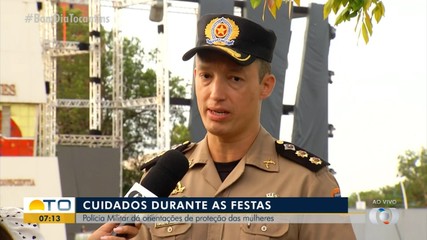 Cuidados durantes as festas: Polícia Militar dá orientações de proteção das mulheres