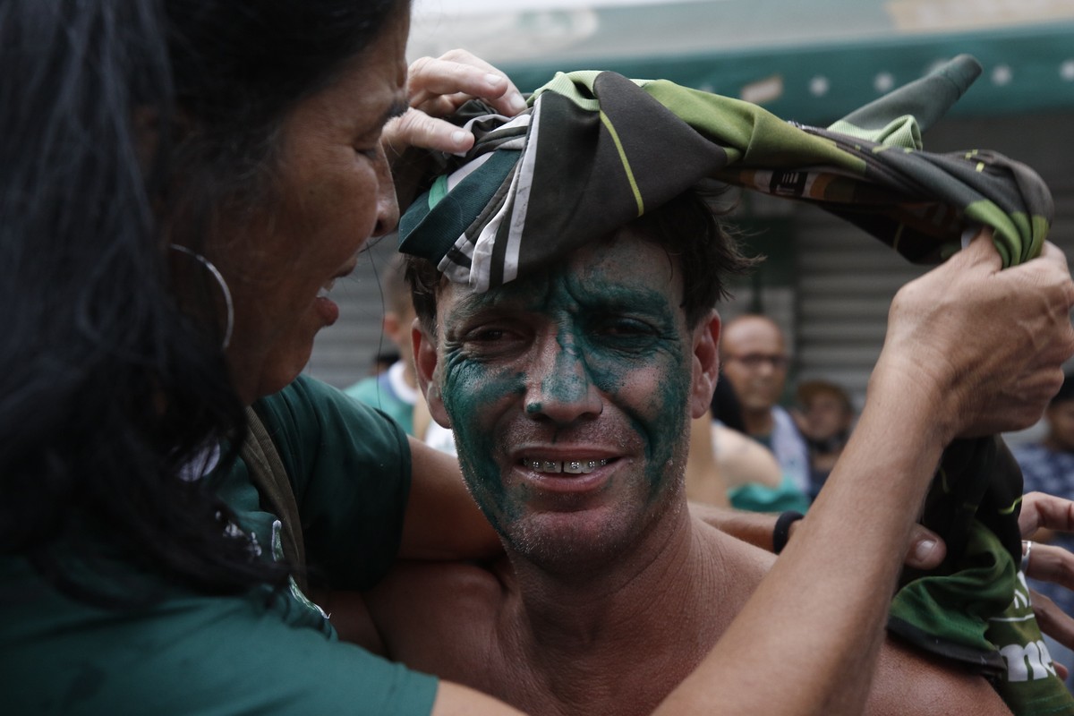 FOTOS: torcida do Palmeiras comemora o título da Libertadores em São