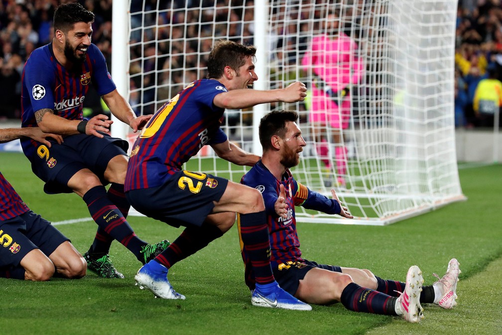 Barcelona obteve números recordes em fontes comerciais e jogos mesmo sem ter vencido a Champions — Foto: EFE