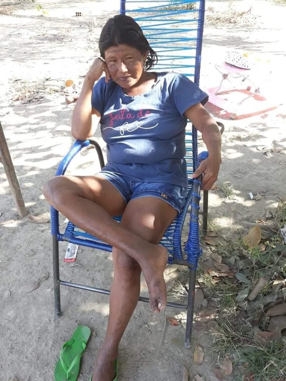 Indígena está desaparecida há cerca de seis dias, na Ilha do Bananal — Foto: Divulgação