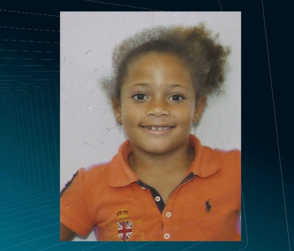 Nicole, 7 anos, foi sequestrada em João Pessoa — Foto: Reprodução/TV Cabo Branco