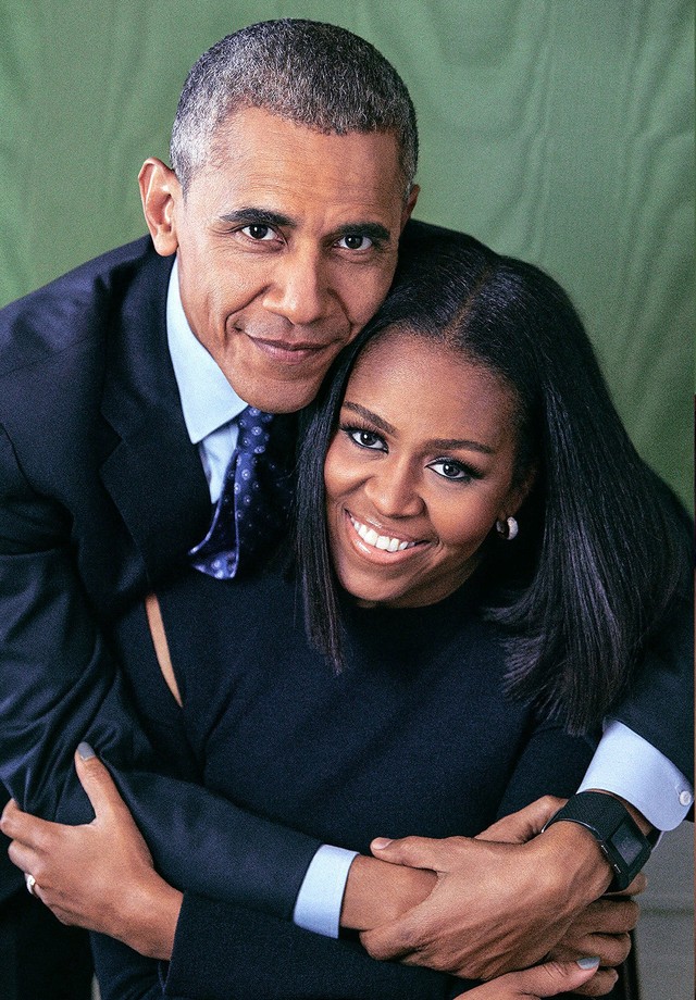 Barack e Michelle Obama posam para a nova edição da revista People (Foto: Reprodução)